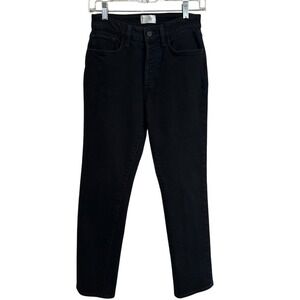 Favorite Daughter x Joe's Jeans Boulevard High Rise Straight Jeans Black 25
